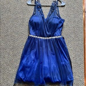 Navy Homecoming Dress